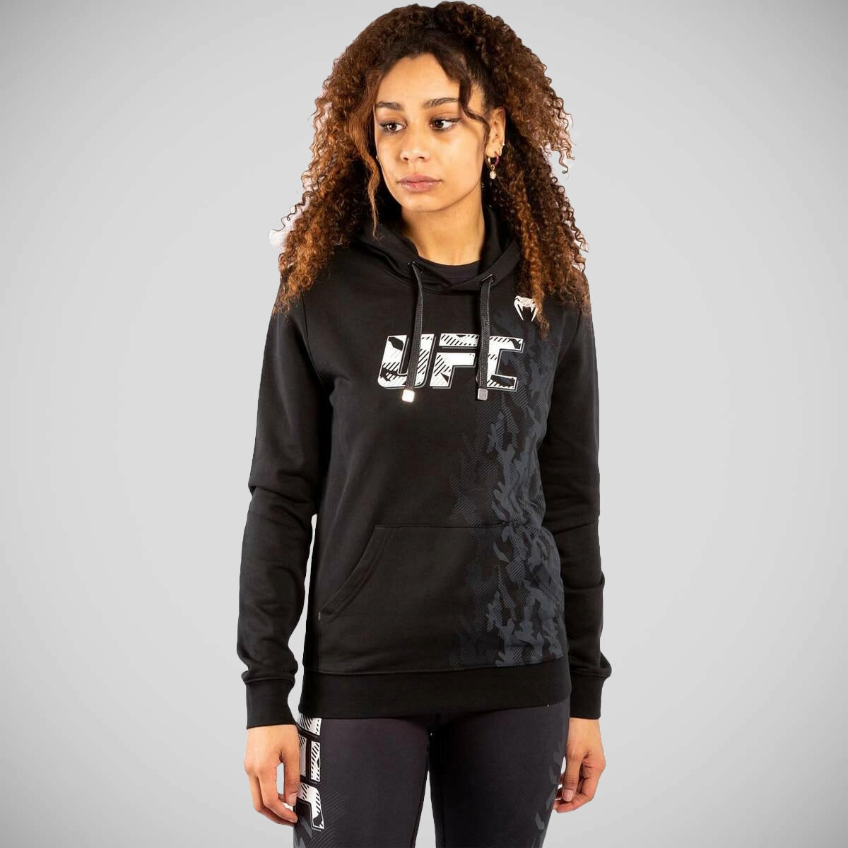 Black Venum UFC Authentic Fight Week Women's Hoodie    at Bytomic Trade and Wholesale