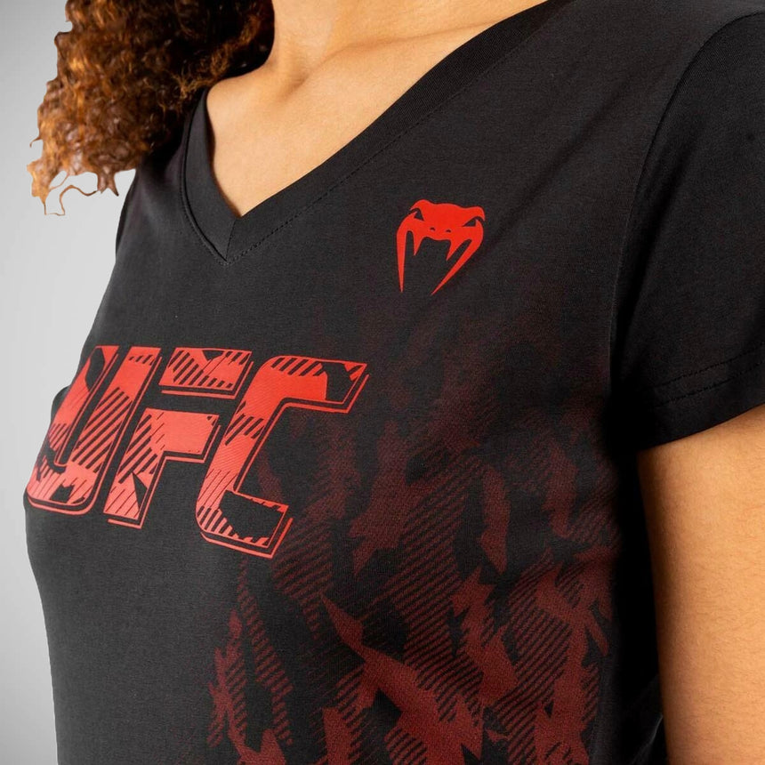 Venum UFC Authentic Fight Week Women's T-Shirt Black    at Bytomic Trade and Wholesale