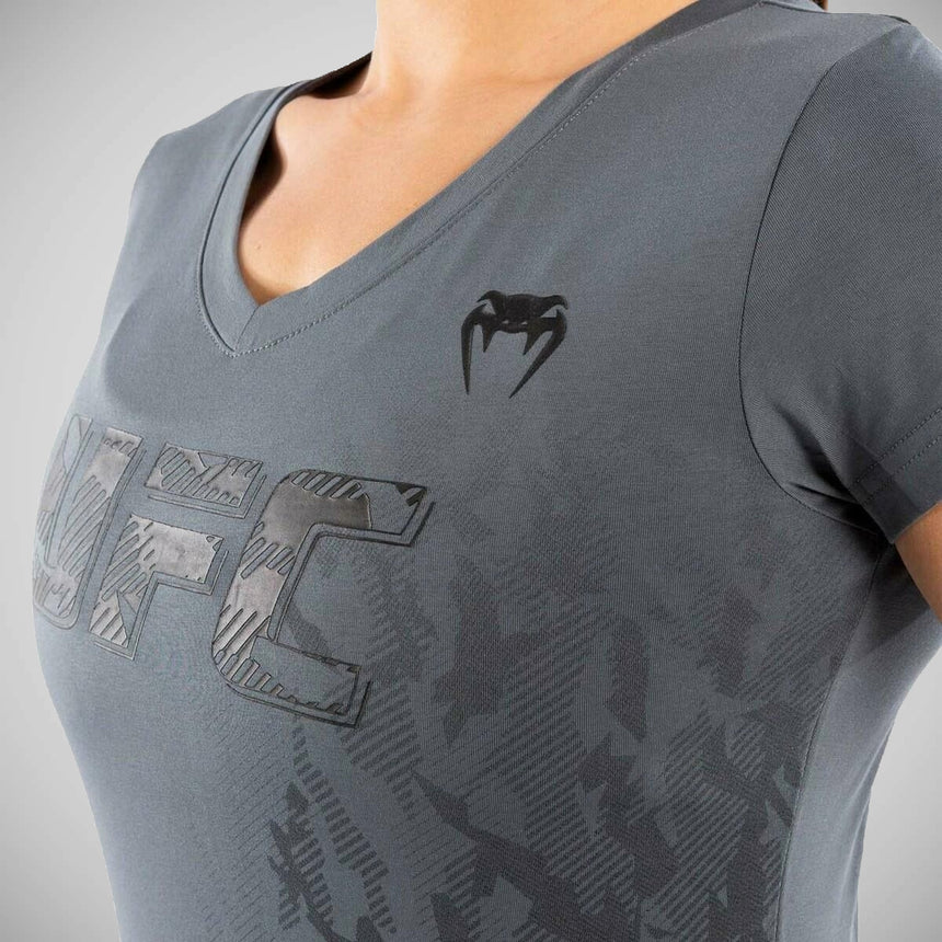 Venum UFC Authentic Fight Week Women's T-Shirt Grey    at Bytomic Trade and Wholesale