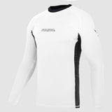 Fumetsu Icon Long Sleeve Rash Guard White/Black    at Bytomic Trade and Wholesale