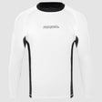 Fumetsu Icon Long Sleeve Rash Guard White/Black    at Bytomic Trade and Wholesale