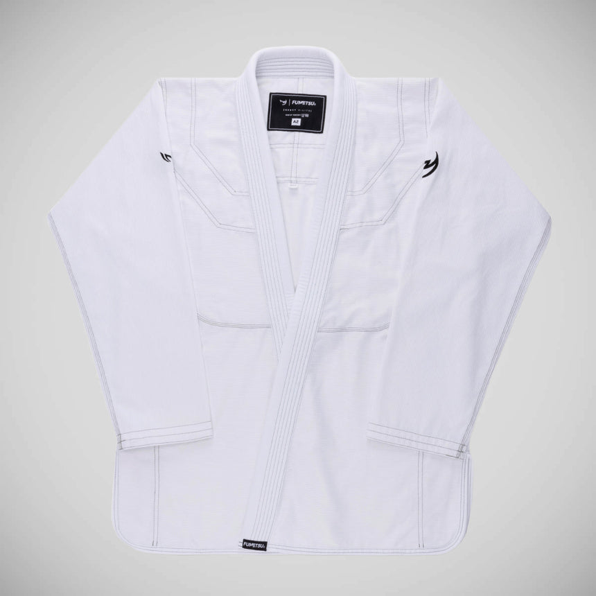 Fumetsu Womens Ghost V-Lite BJJ Gi White/Black    at Bytomic Trade and Wholesale