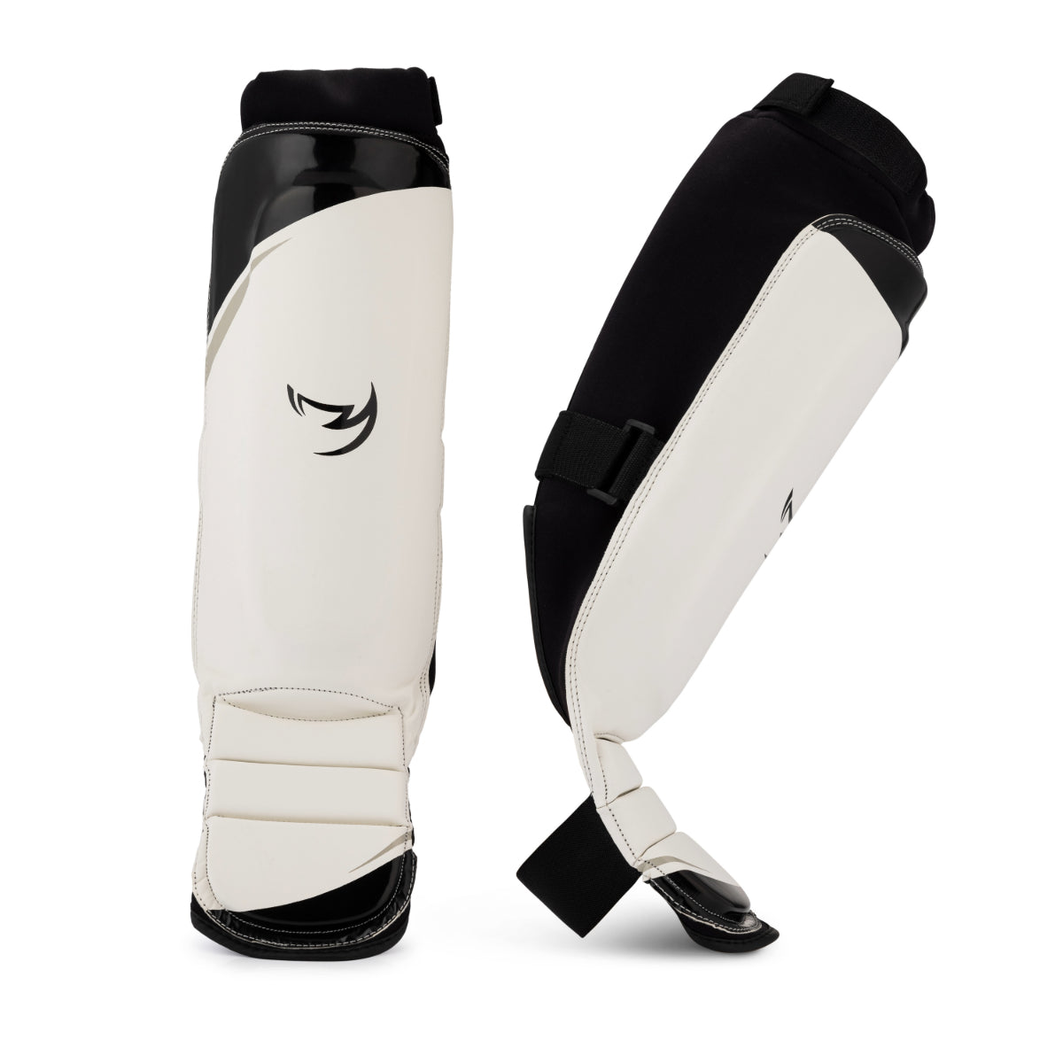 Fumetsu Ghost S3 MMA Shin Guards White/Black/Grey at Bytomic Trade and Wholesale