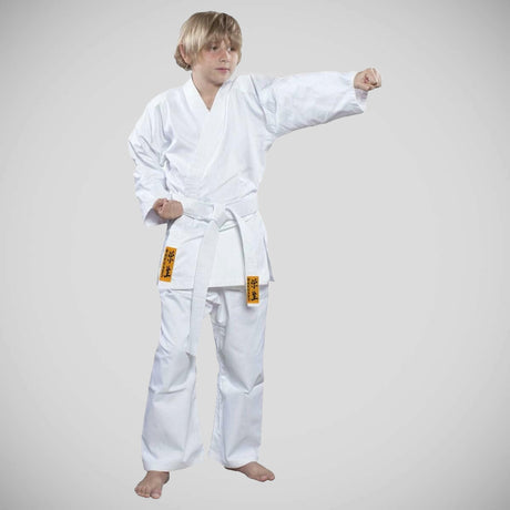 Hayashi Gakusei Karate Gi Kids White    at Bytomic Trade and Wholesale