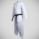 Hayashi Premium WKF Approved Kumite Green Karate Gi White/White at Bytomic Trade and Wholesale