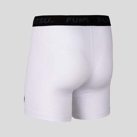 White Fumetsu Icon Vale Tudo Shorts    at Bytomic Trade and Wholesale