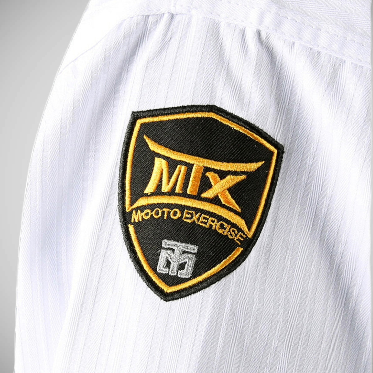 White MTX S2 Basic Black Neck Uniform    at Bytomic Trade and Wholesale