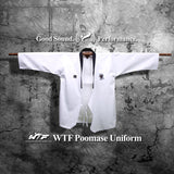 White Mooto Taebek Poomsae Poom Uniform    at Bytomic Trade and Wholesale