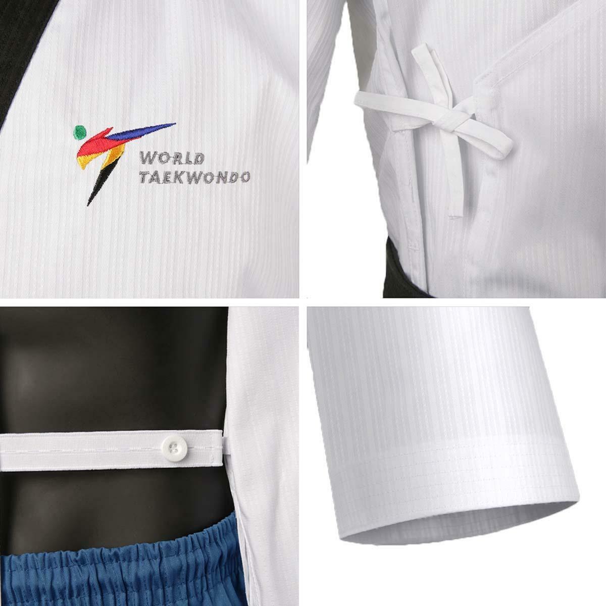 Mooto Ladies Taebek Poomsae Dan Uniform White    at Bytomic Trade and Wholesale