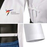 Mooto Ladies Taebek WT Poomsae Dan Uniform White    at Bytomic Trade and Wholesale