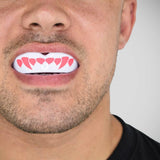 SafeJawz Extro Pink Fangs Mouth Guard White/Pink    at Bytomic Trade and Wholesale