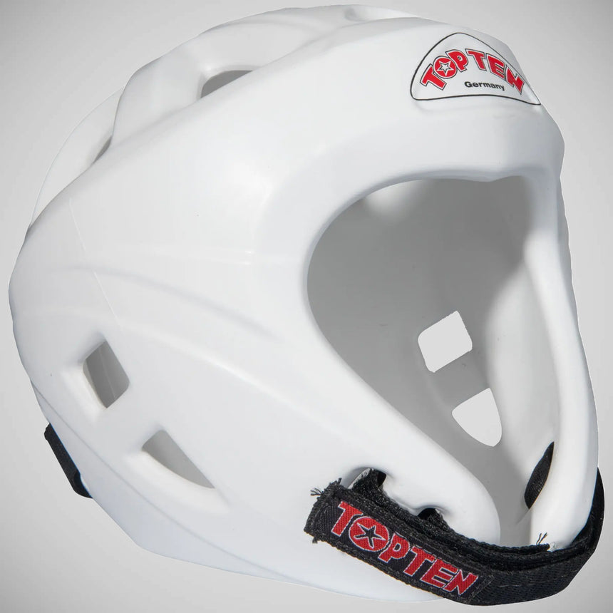 White Top Ten Avantgarde Head Guard    at Bytomic Trade and Wholesale