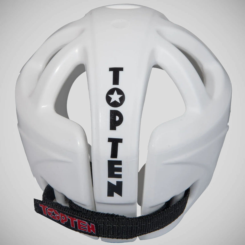 White Top Ten Avantgarde Head Guard    at Bytomic Trade and Wholesale