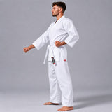 White Bytomic Red Label 7oz Lightweight Adult Karate Uniform