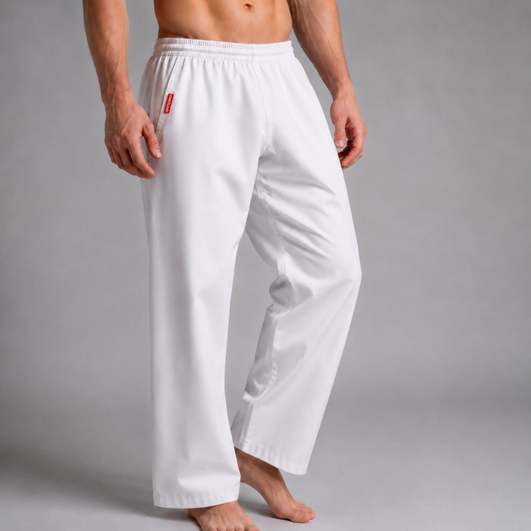 White Bytomic Red Label V-Neck Adult Martial Arts Uniform