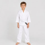 White Bytomic Red Label V-Neck Kids Martial Arts Uniform