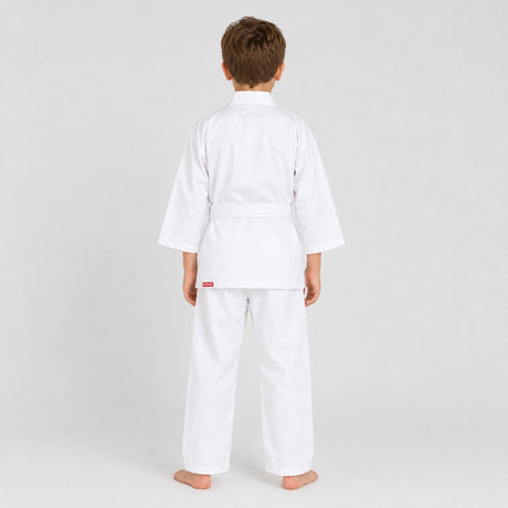 White Bytomic Red Label V-Neck Kids Martial Arts Uniform