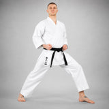 White Bytomic Ronin Middleweight Karate Uniform Photoshoot 3