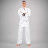 White Bytomic Ronin Middleweight Karate Uniform Photoshoot 6