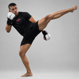 White/Grey/Black Bytomic Red Label MMA Sparring Gloves