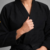 Fumetsu Womens Ghost V-Lite BJJ Gi Black/Yellow