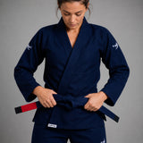 Fumetsu Womens Ghost V-Lite BJJ Gi Navy