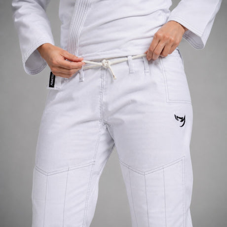Fumetsu Womens Ghost V-Lite BJJ Gi White/Black