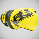 Yellow/Black Top Ten Glossy Block Pointfighter Gloves    at Bytomic Trade and Wholesale