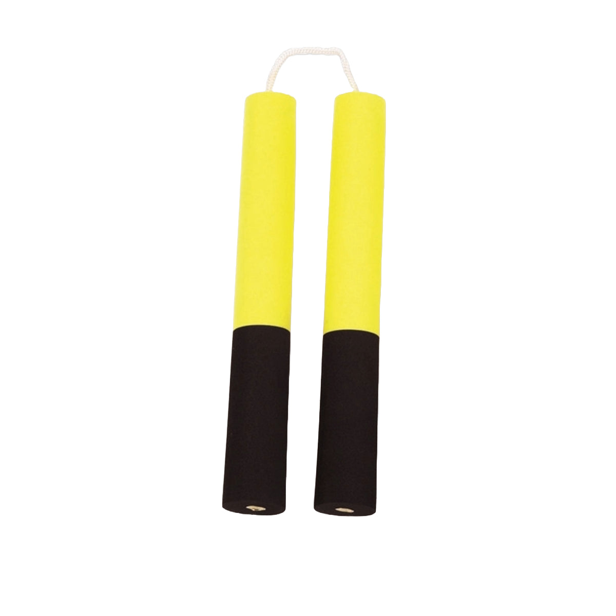 Yellow Bytomic 10" Dense Foam Nunchaku    at Bytomic Trade and Wholesale