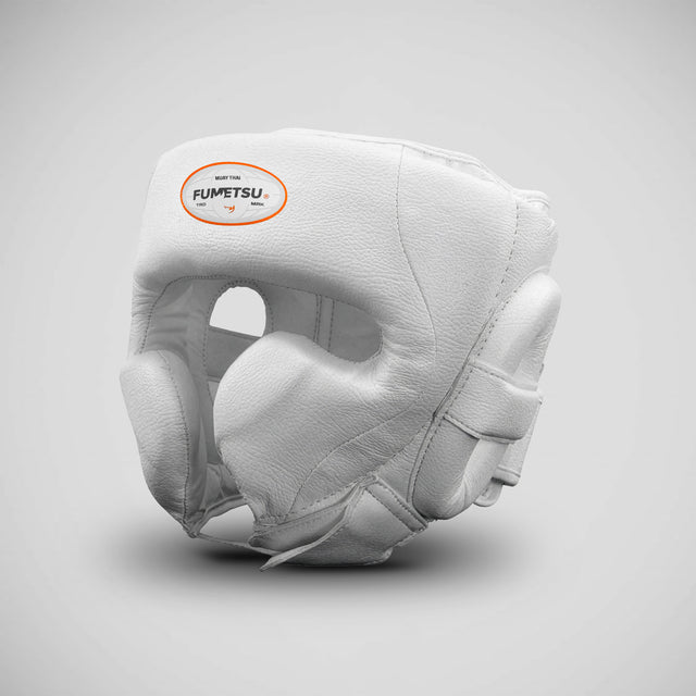 Fumestu FMT1 Thai Boxing Head Guard White at Bytomic Trade and Wholesale