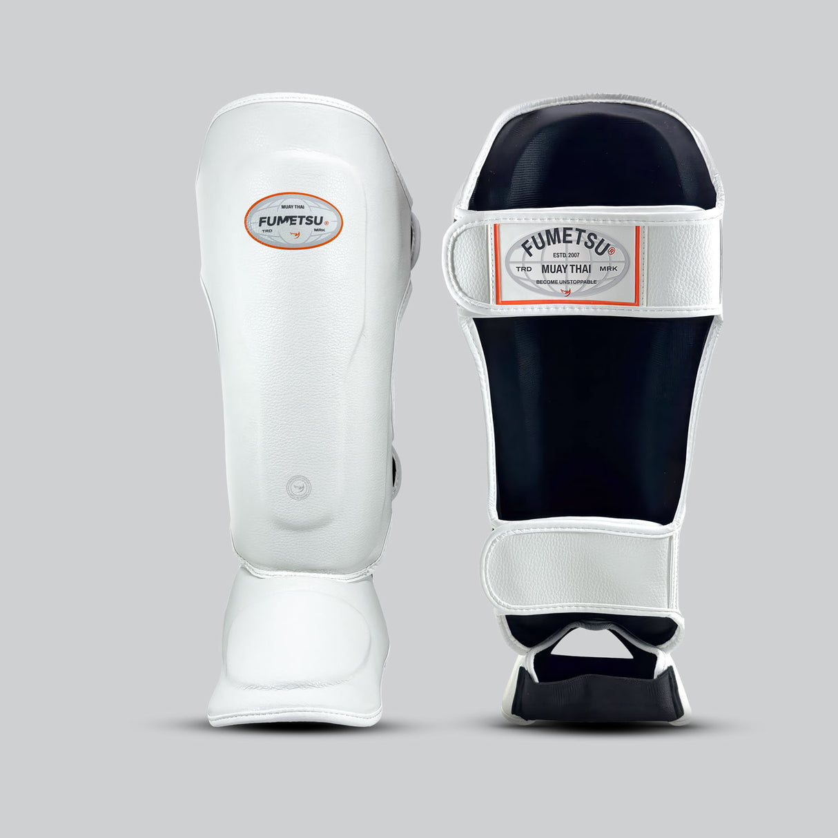 Fumestu FMT1 Thai Shin Guards White at Bytomic Trade and Wholesale