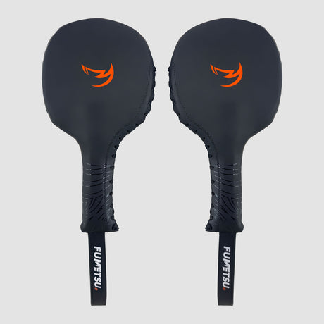 Fumetsu Icon Boxing Paddles Black/Orange at Bytomic Trade and Wholesale