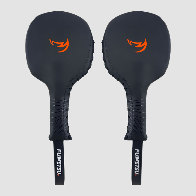 Fumetsu Icon Boxing Paddles Black/Orange at Bytomic Trade and Wholesale