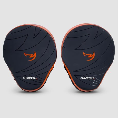 Fumetsu Icon Focus Mitts Black/Orange at Bytomic Trade and Wholesale