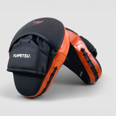 Fumetsu Icon Focus Mitts Black/Orange at Bytomic Trade and Wholesale