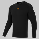 Fumetsu Origins Long Sleeve Rash Guard Black/Orange at Bytomic Trade and Wholesale