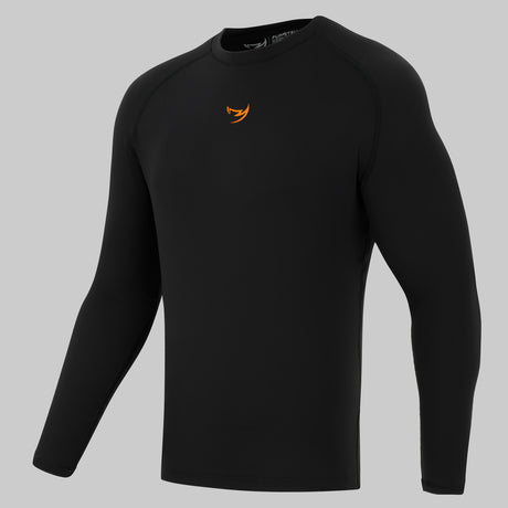 Fumetsu Origins Long Sleeve Rash Guard Black/Orange at Bytomic Trade and Wholesale