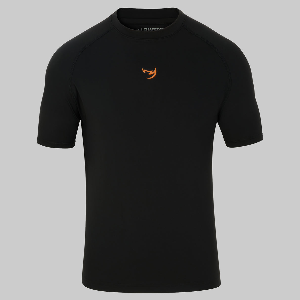 Fumetsu Origins Short Sleeve Rash Guard Black/Orange at Bytomic Trade and Wholesale