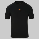 Fumetsu Origins Short Sleeve Rash Guard Black/Orange at Bytomic Trade and Wholesale
