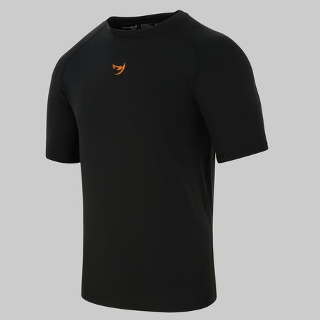 Fumetsu Origins Short Sleeve Rash Guard Black/Orange at Bytomic Trade and Wholesale
