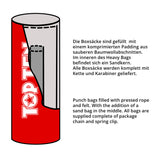 TOP TEN Punching bag Heavy Bag “TOP TEN” (filled) blackred at Bytomic Trade and Wholesale