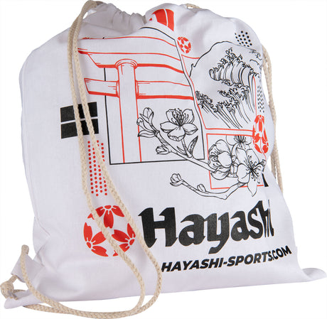 Hayashi Drawstring bag “Hayashi” White at Bytomic Trade and Wholesale