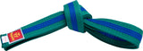 Hayashi Karate belt twotone bluepurple Green - Blue 220 cm at Bytomic Trade and Wholesale