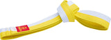 Hayashi Karate belt twotone orangegreen White - Yellow 220 cm at Bytomic Trade and Wholesale