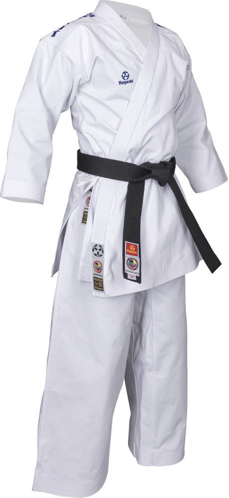 Hayashi KarateGi “Bunkai 2.0” (WKF approved) White - Blue 160 cm at Bytomic Trade and Wholesale