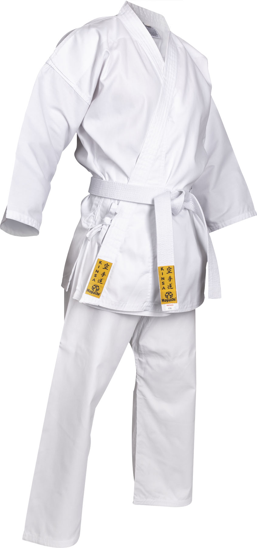 Hayashi KarateGi “KINSA” White 110 cm at Bytomic Trade and Wholesale