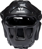 Hayashi Head Guard with grill (CE) black at Bytomic Trade and Wholesale