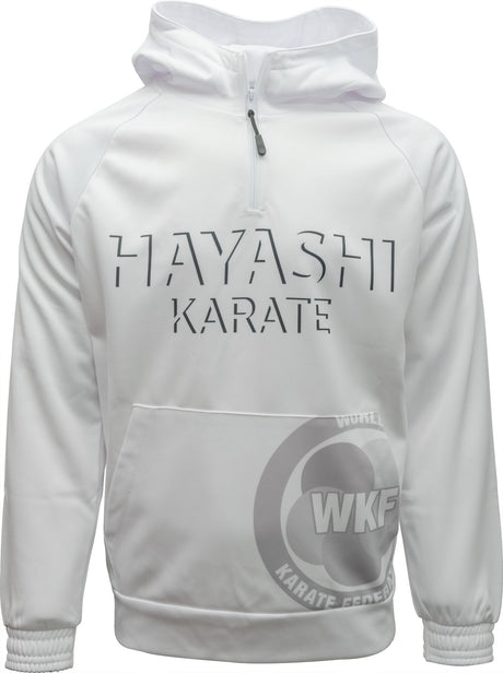 Hayashi Hoodie “WKF Shade” White XL at Bytomic Trade and Wholesale