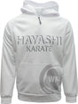 Hayashi Hoodie “WKF Shade” White XL at Bytomic Trade and Wholesale