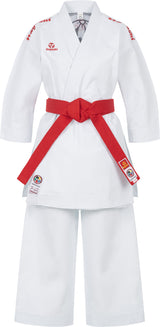 Hayashi Karate Gi “Jingu” white with blue embroidery at Bytomic Trade and Wholesale